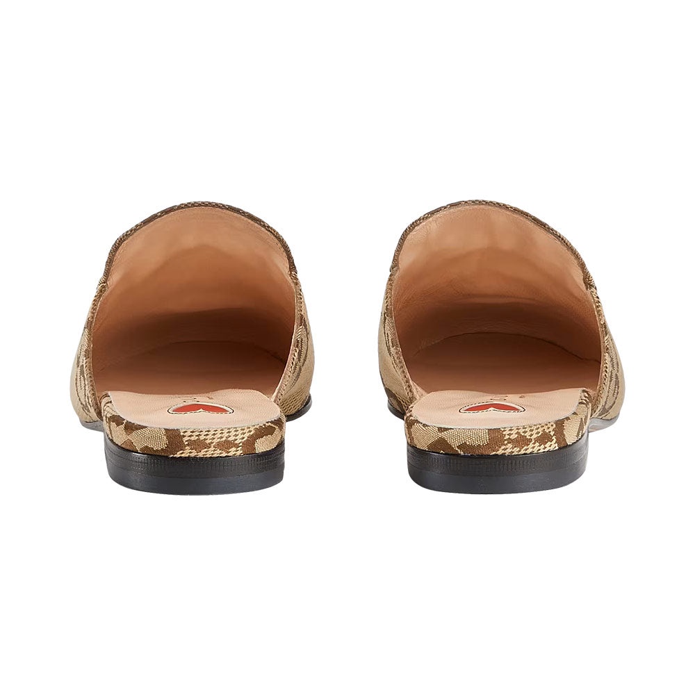 GG Jumbo GG Princetown Slipper Camel 100% Original