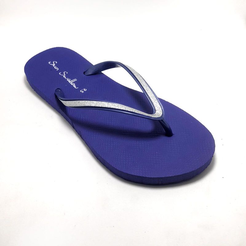 sendal jepit wanita sun swallow crystal flip flop 9.5 - 10.5