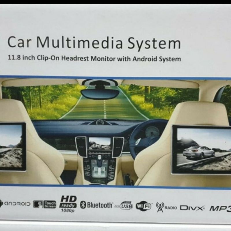 headrest android monitor clipon AS-1180u