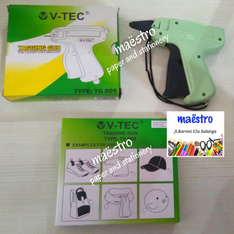 Tagging Gun / Tag Gun / Alat Label Baju Laundry / Hang Tag Merek /Harga / Pin