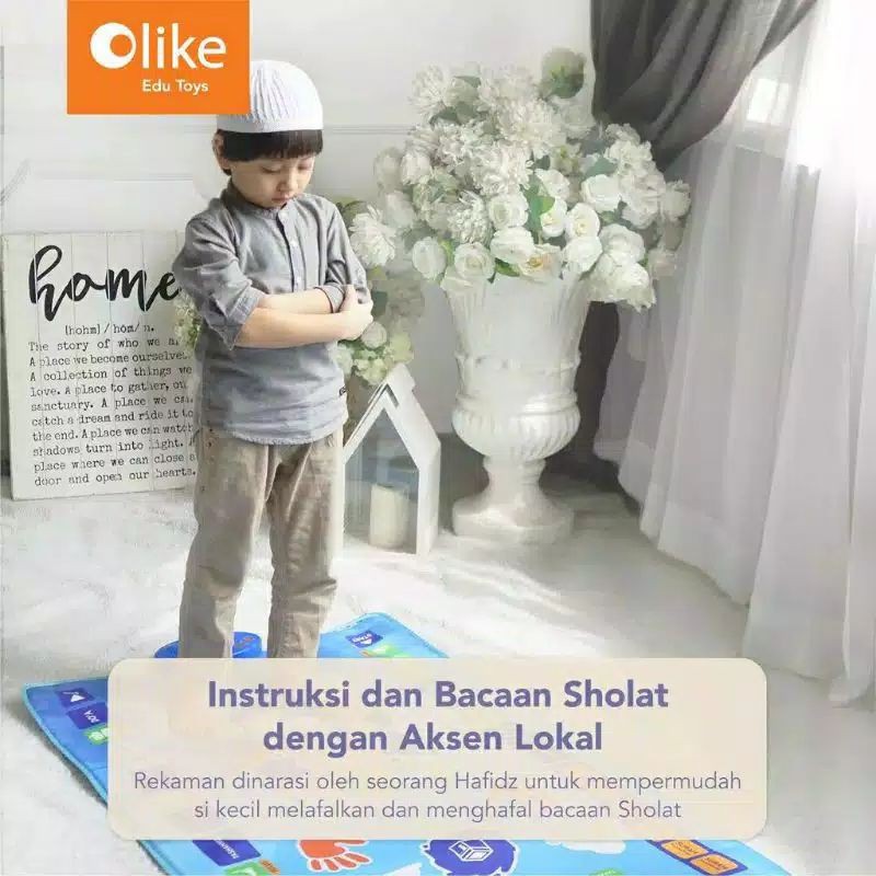 OLIKE SMART SAJADAH 2 &amp; 1 KIDS / SAJADAH PINTAR ANAK