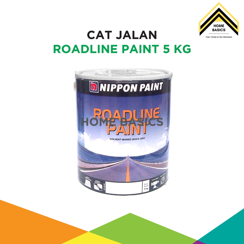 Cat Marka Jalan Roadline Paint Nippon Paint 5 kg / Cat Lantai / Cat Trotoar