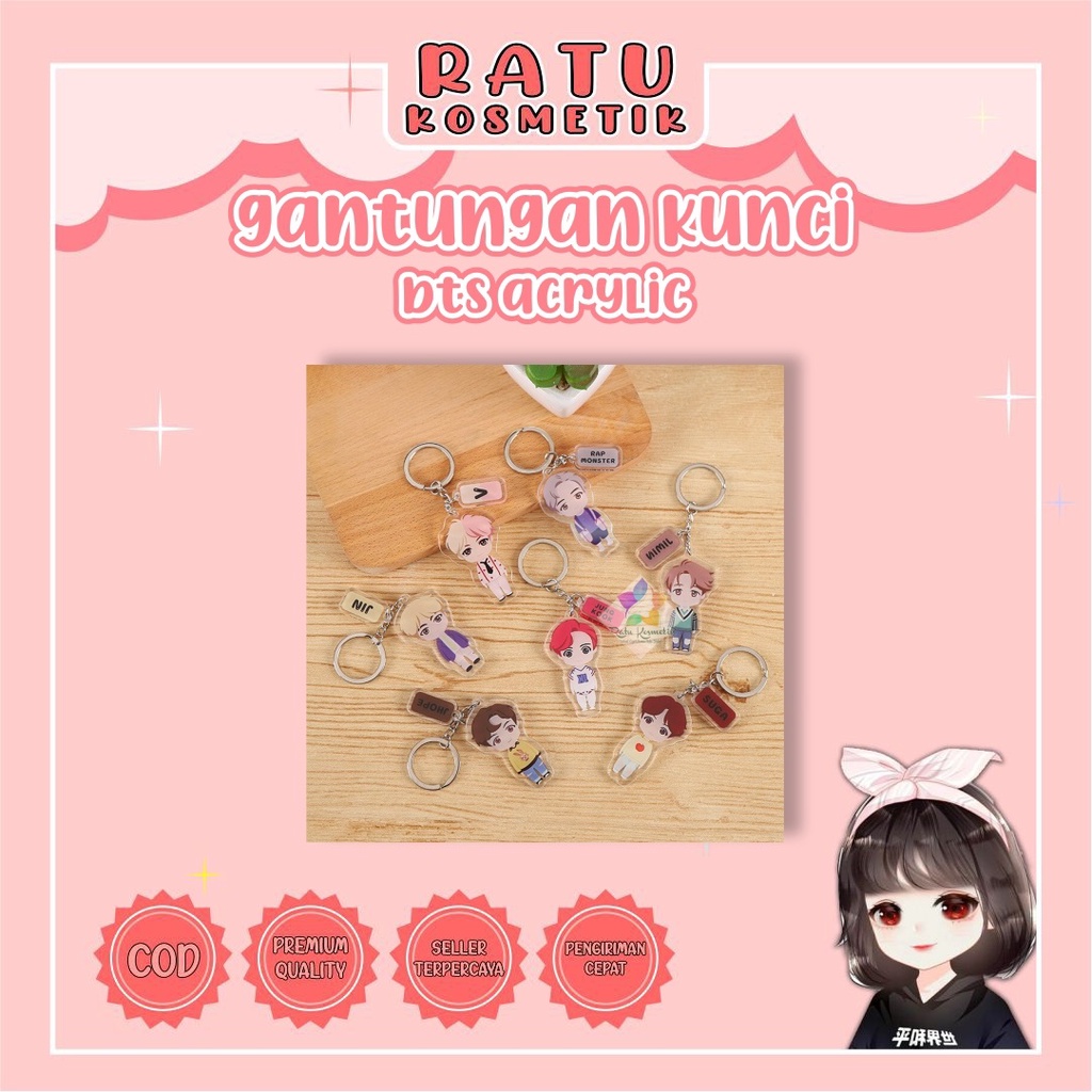 ❤ RATU ❤ Gantungan Kunci BTS Ganci BT21