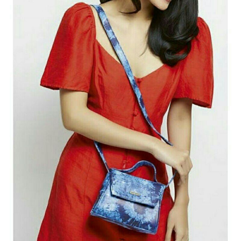 TAS LETISHIA BLUE SOPHIEMARTIN PARIS /tas slempang kecil