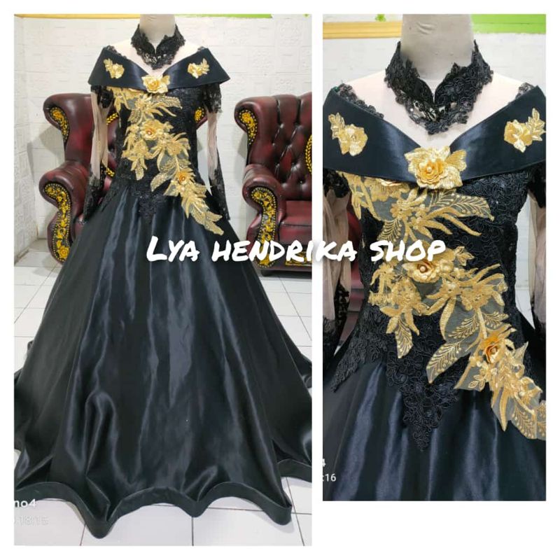 Baju pengantin /pre wedding satin bridal 3D