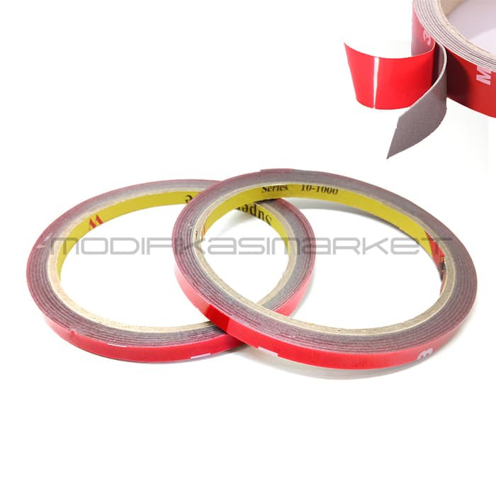 

TERMURAH! DOUBLE TAPE ADHESIVE TAPE DOUBLE TIP M3 LEBAR 0.5 CM X 3 M MDFMRKT