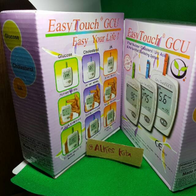 Easy touch GCU / Alat tes gula darah kolesterol dan asam urat