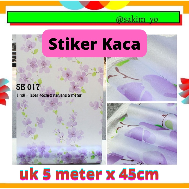 SKM SUNBLAST KACA UK 5 METER X 45CM SB 017 STICKER KACA SUNBLAST KACA   STICKER SETIKER WALLPAPER PI