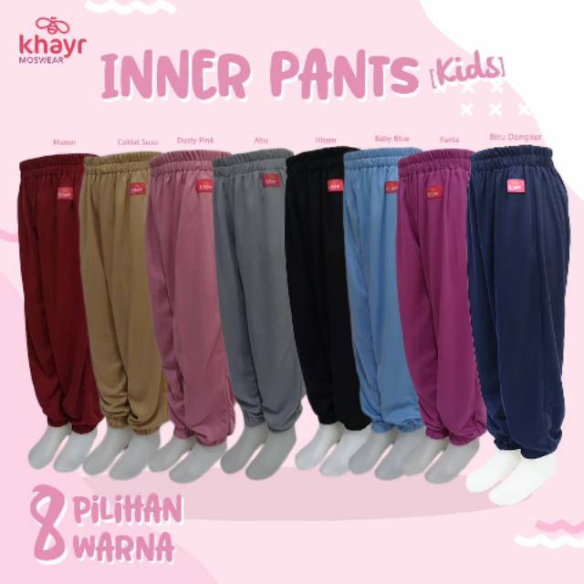 Innerpants Kids by Khayr Moswear/hijab anak perempuan