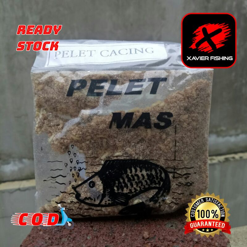 Pelet Cacing Umpan Ikan Mas