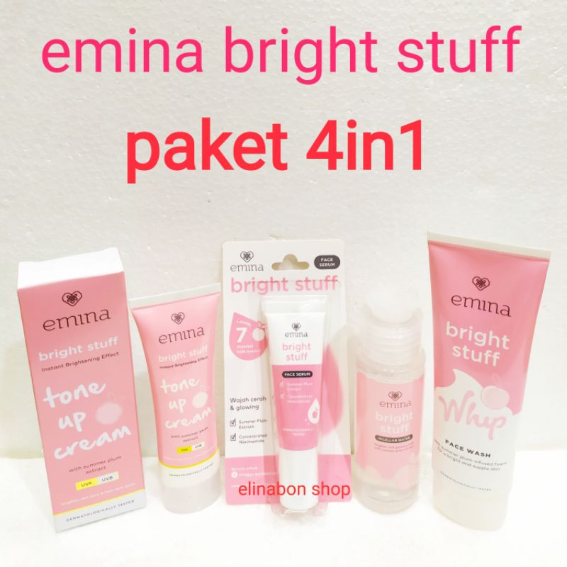 emina bright stuff paket 4in1