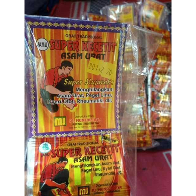 Super Kecetit Original Asli Asam Urat Jamu Herbal Kapsul - ju733