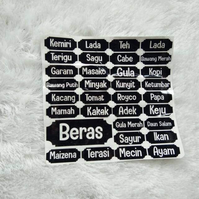 

Label Stiker Bumbu Dapur