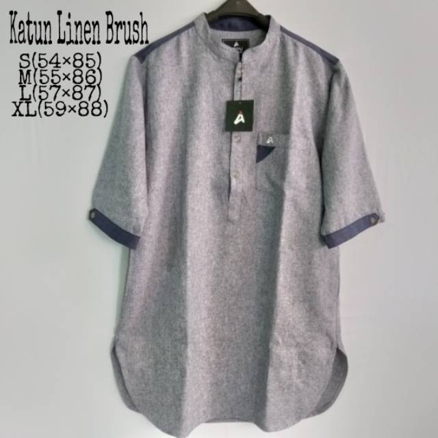 Busana muslim pria/Baju Koko Muslim/Baju Pria/ Kurta Original Abiyu Indonesia