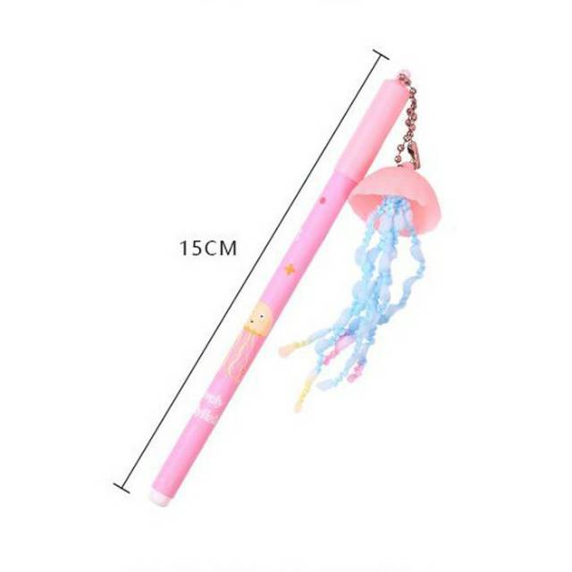 

Pen gel gantungan ubur-ubur jellyfish pendant gel pen spe074