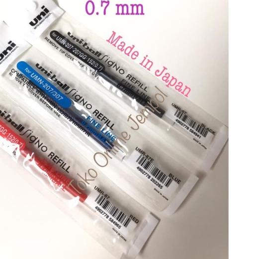 

❈ UMR-87 Refill Pulpen Signo isi ulang pen 0.7 mm uni-ball ATK0882UN - Hitam ☼
