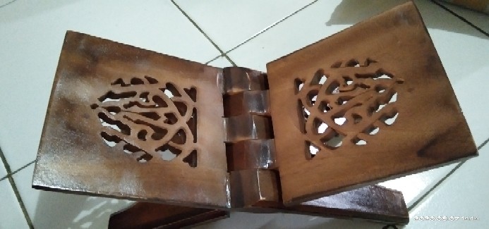 Grosir Rekal Rehal Meja Lipat Tatakan Ngaji Alquran Kayu Jati Ukir