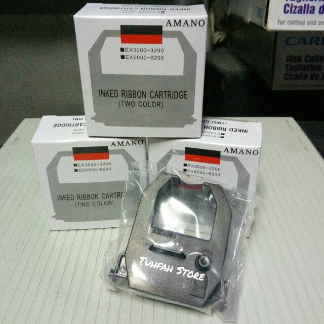 Pita Tinta Amano Ex Series EX3500 BX6200 EX9000 Original Mesin Absensi Tinta Mesin Absensi Promaxi P