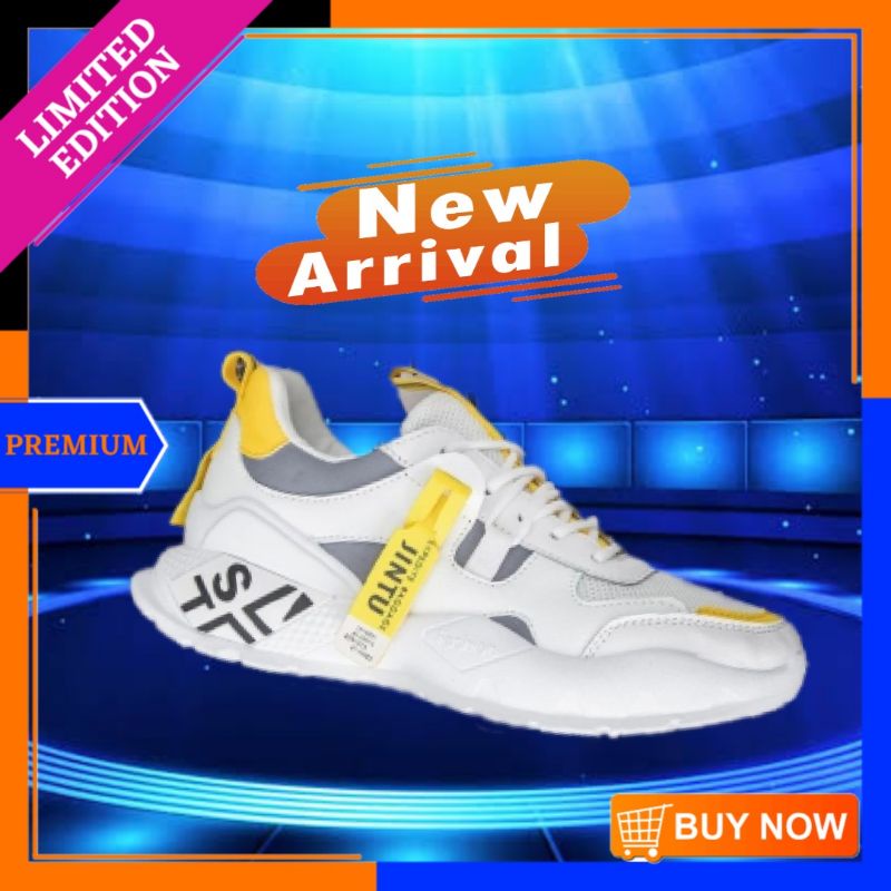 Sepatu Sneakers Jintu Pria Sepatu Sport Olahraga Sepatu Joging keren Premium Terbaru Sepatu baru