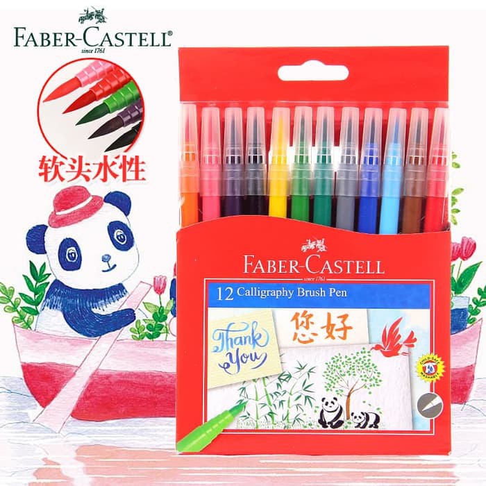

Dijual Faber Castell Calligraphy Brush Pen Set 12 Kuas Kaligrafi Lettering Murah