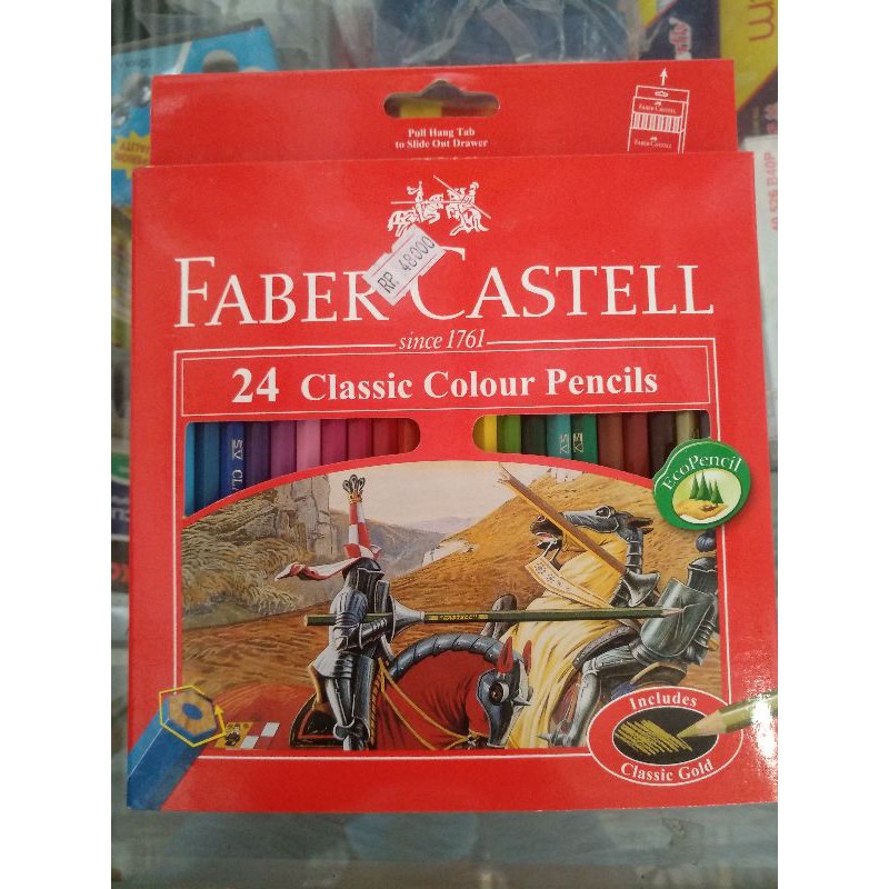 

pensil warna faber Castell 24 classic