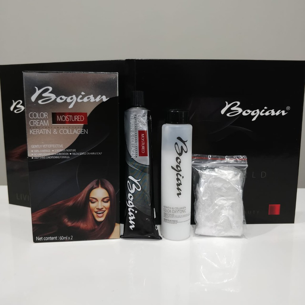 Bogian Boqian Hair Color 60 ml Pewarna Cat Rambut SEMUA WARNA LENGKAP brown blonde black