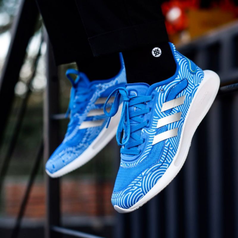 ADIDAS GALAXAR BOUNCE BLUE MOTIF