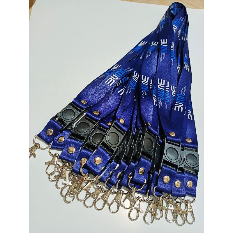 [READY STOK] TALI Id Card BUMN TERBARU Lanyard Printing SATUAN