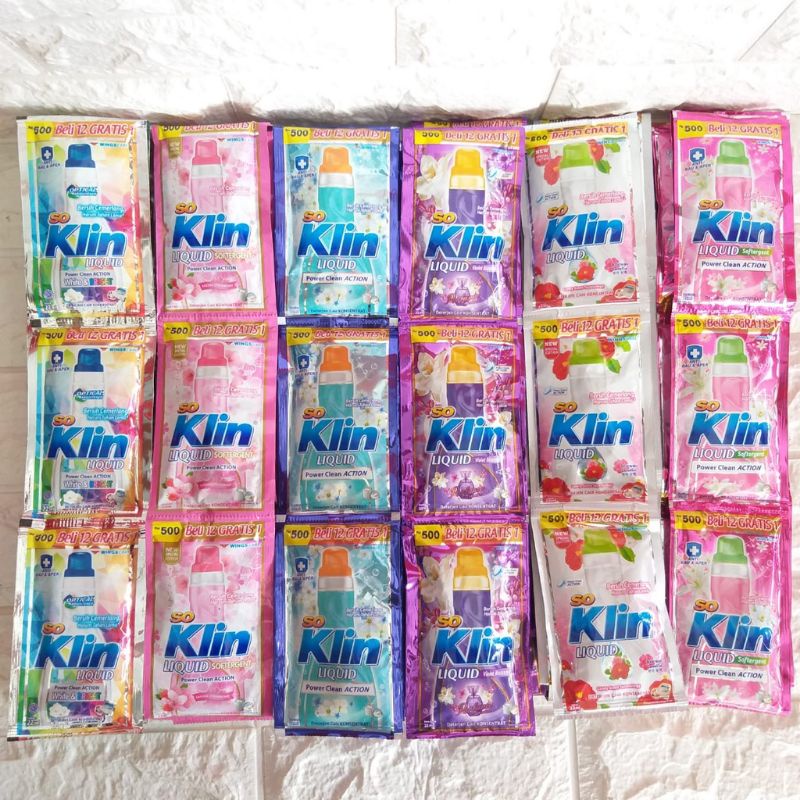 So Klin Liquid So Klin Cair isi  22 ml x 12 sachet