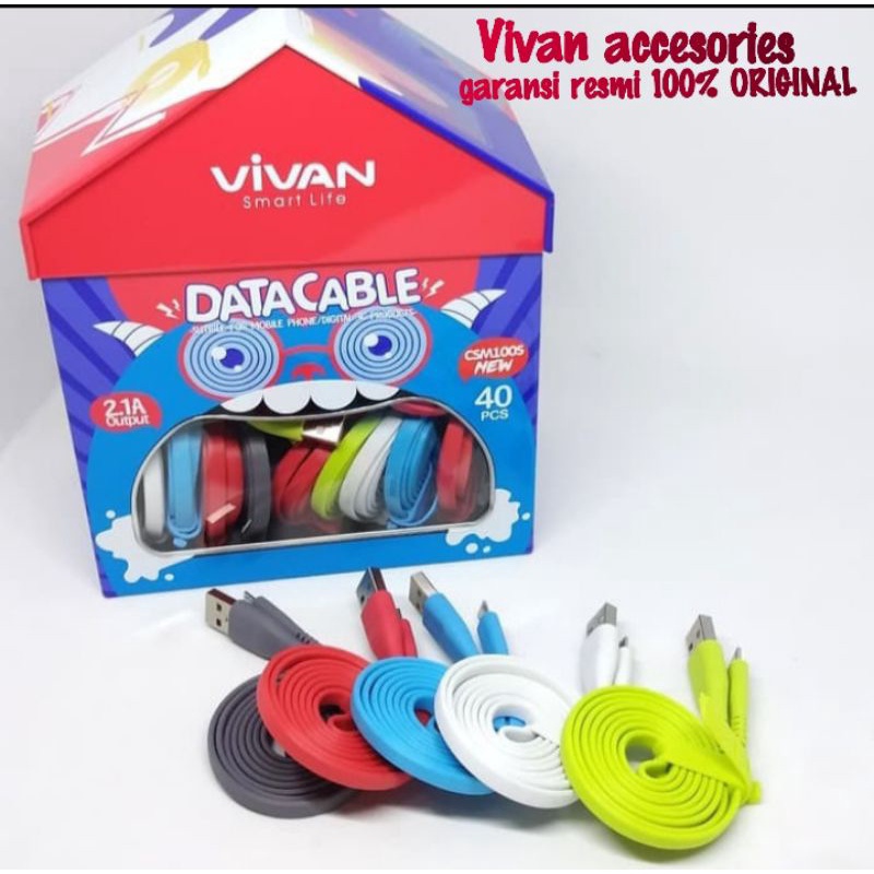 Kabel data Vivan micro USB CSM100S Per PCS