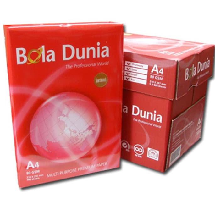 

IREADY STOCKl Bola Dunia Kertas HVS A4 80 gsm 210 x 297 mm