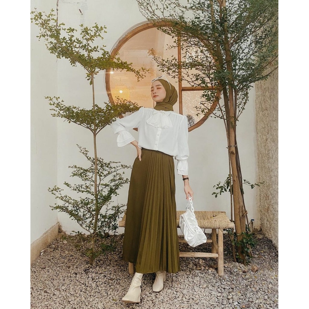 Elsa Blouse Atasan Top Muslim Korean Style Wanita Terlaris