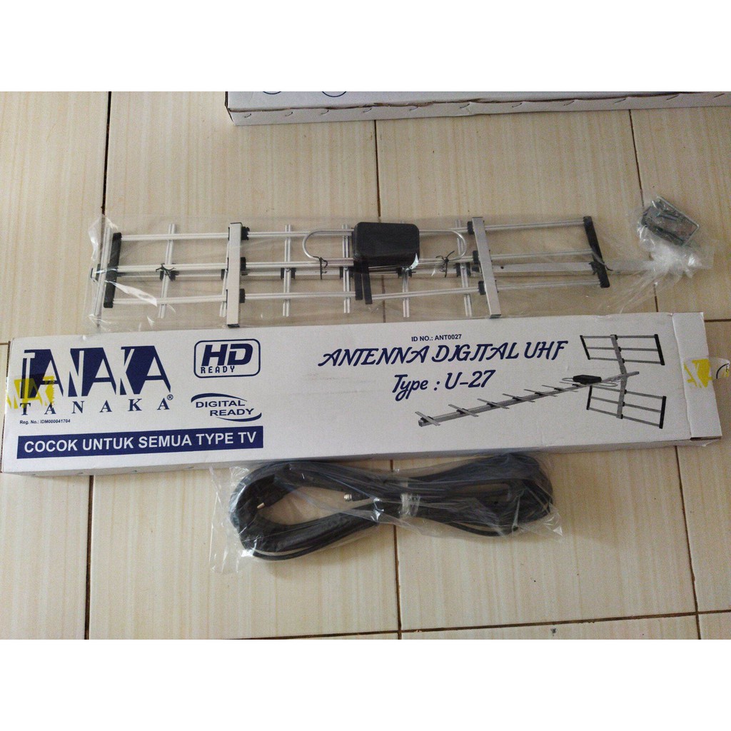 PAKET ANTENA DIGITAL REMOTE TANAKA /wh 888dgt U27 PLUS KABEL 15 M PROMO