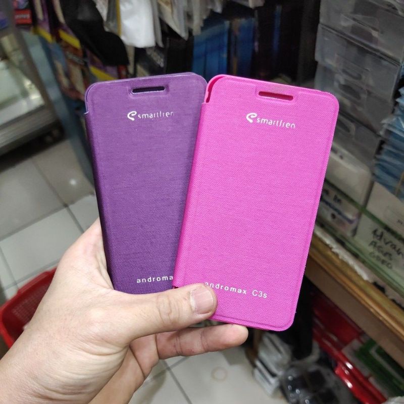 SMARTFREN ANDROMAX U3 , i2 , V3S , ASCEND W1 , G2 QWERTY , C2 , C3S , Q , Qi flipcover buku mantul