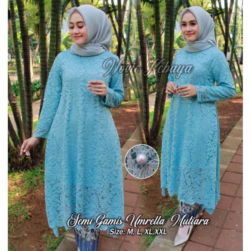 {MURAH MERIAH}semi gamis umrella brukat/kebaya pesta