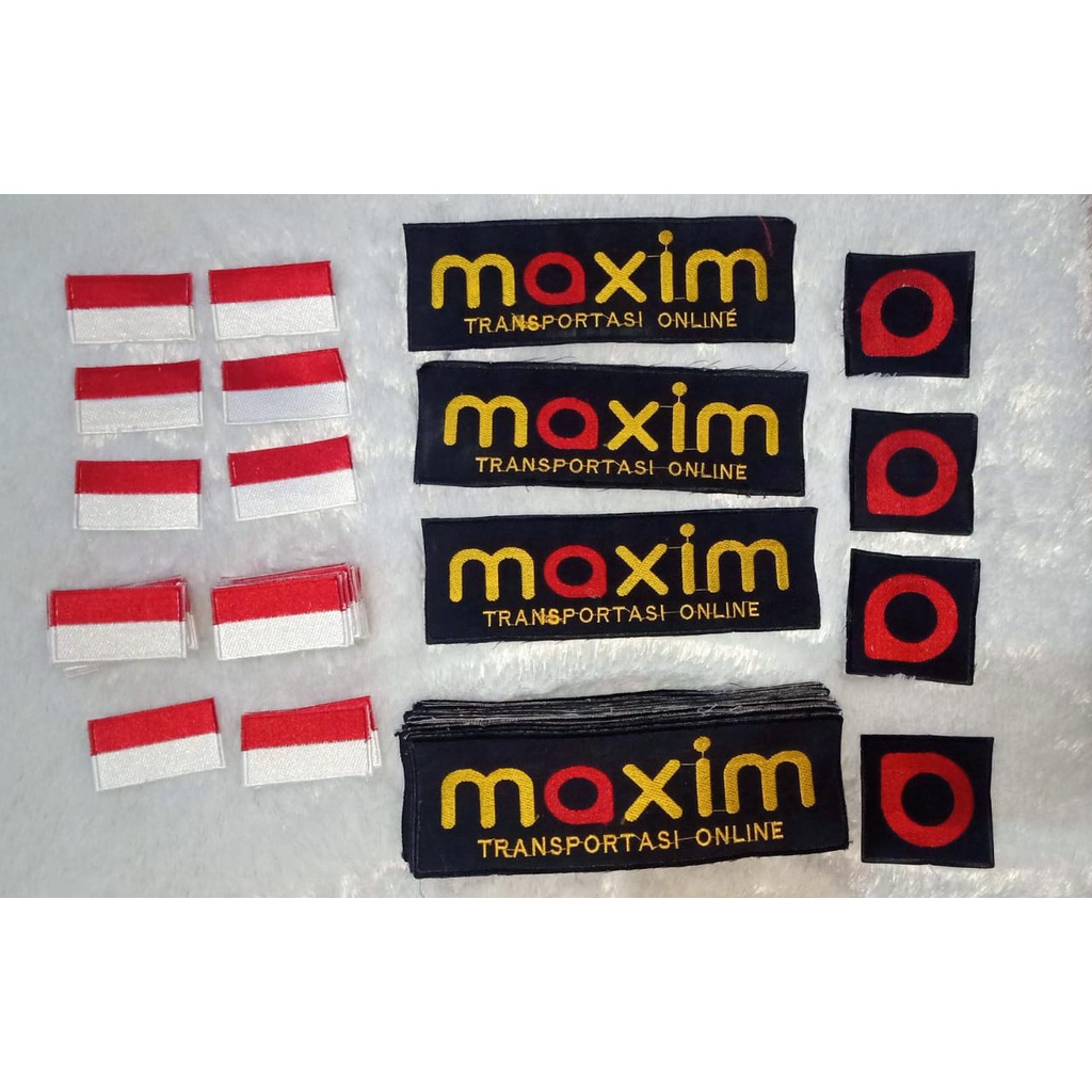 BIG SALE!!! Emblem MAXIM Terbaru Full Bordir / Emblem TERMURAH TERLARIS