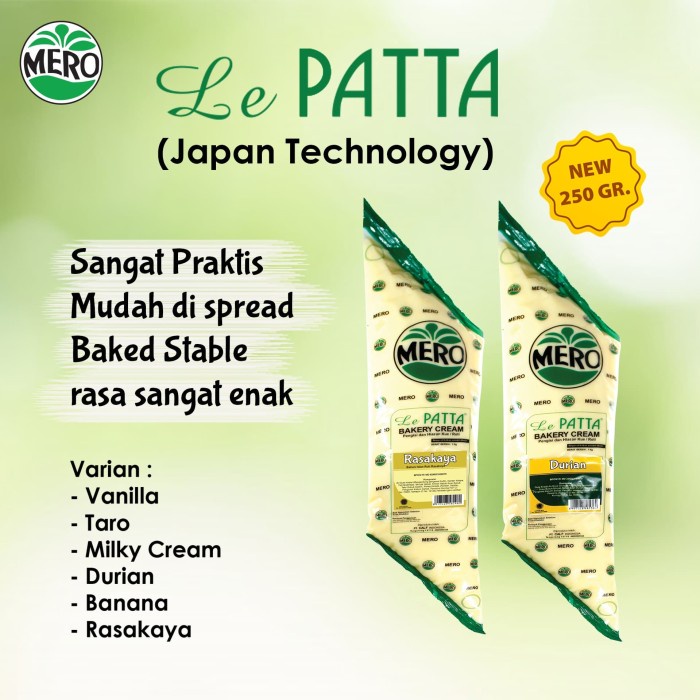 Le Patta Bakery Cream Milky 250 gr