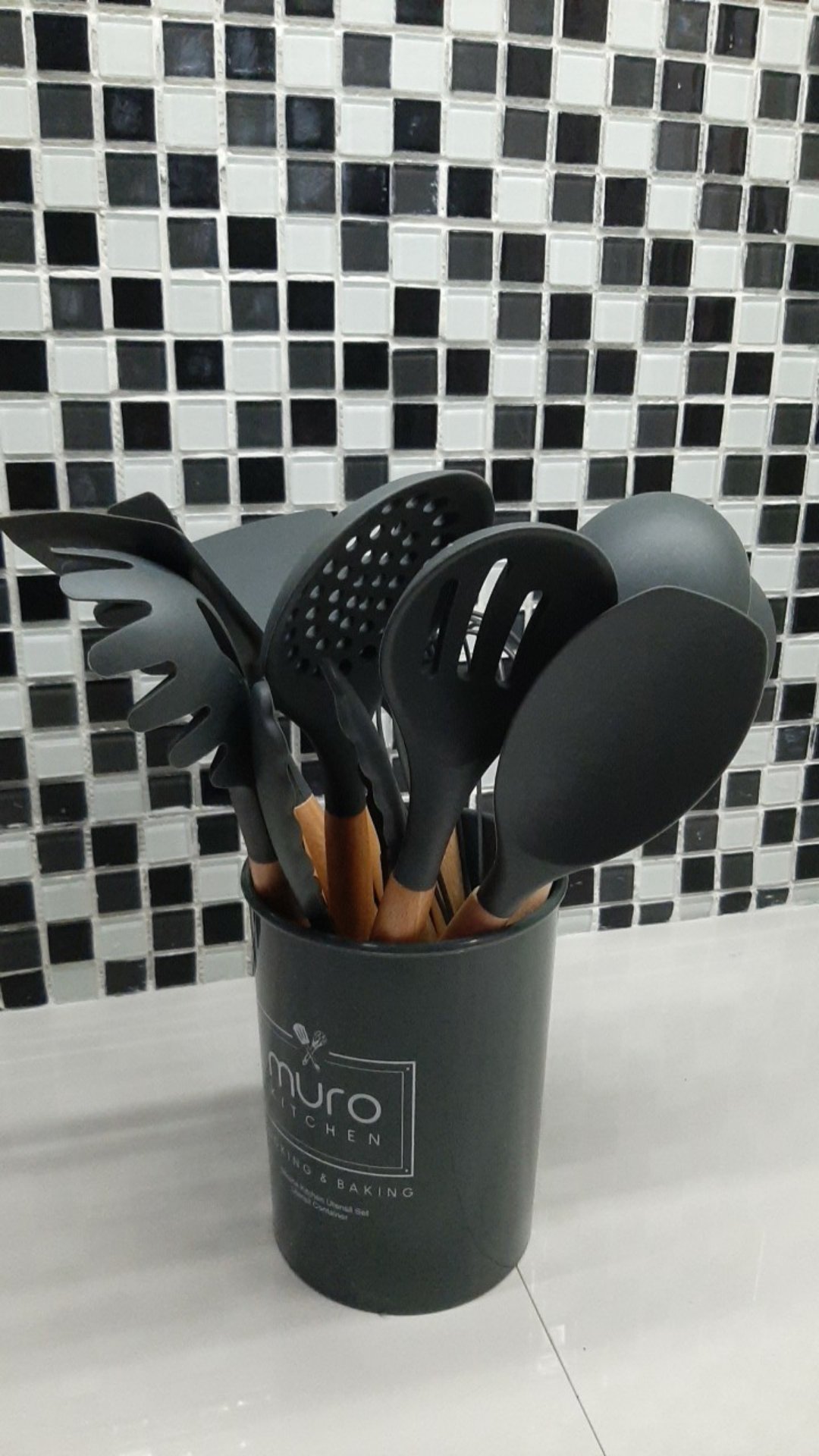 Muro 13 Pcs Spatula Sutil Utensil Set Silikon Silicone Tahan Panas Peralatan Masak
