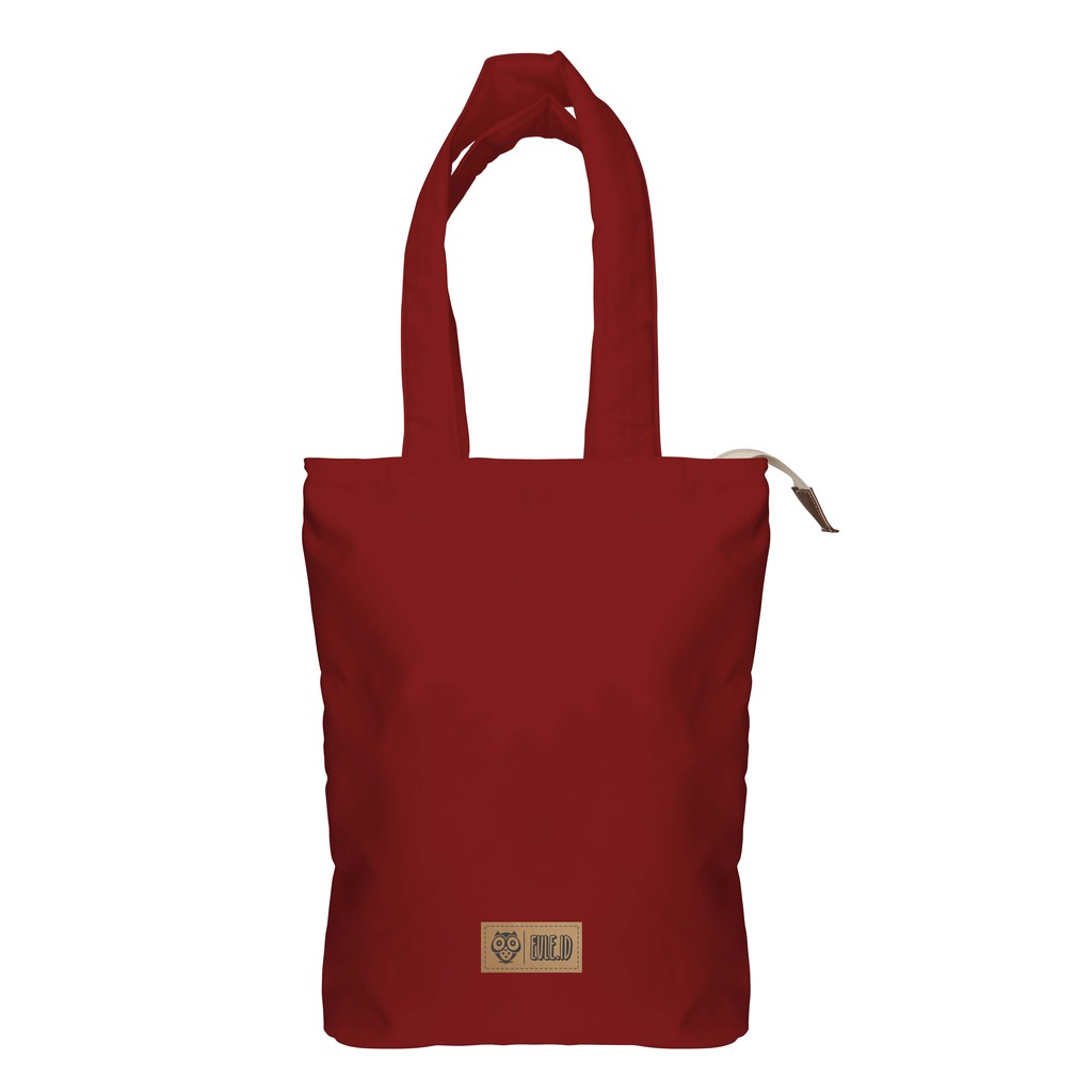 Tote Bag Polyester Water Resistant Merah