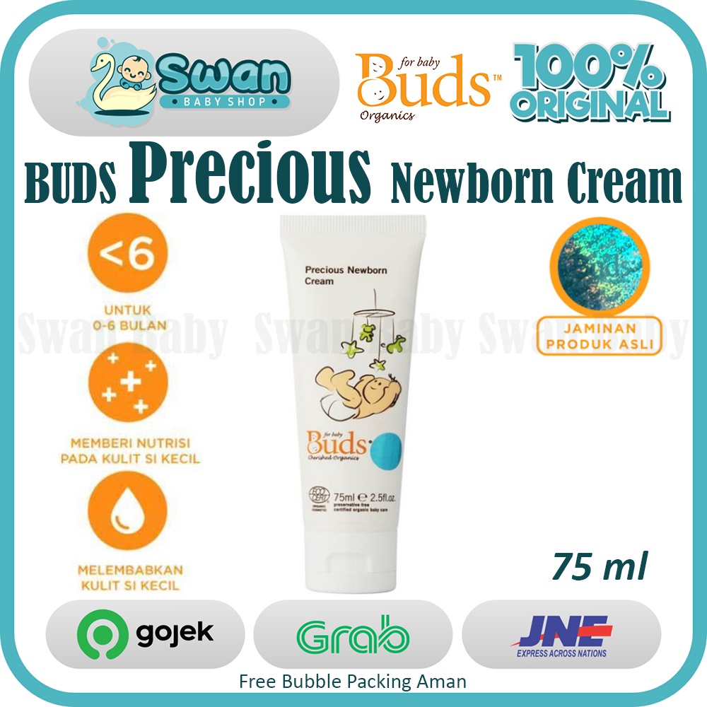 Buds Precious Newborn Cream 75ml - Lotion Bayi Organik