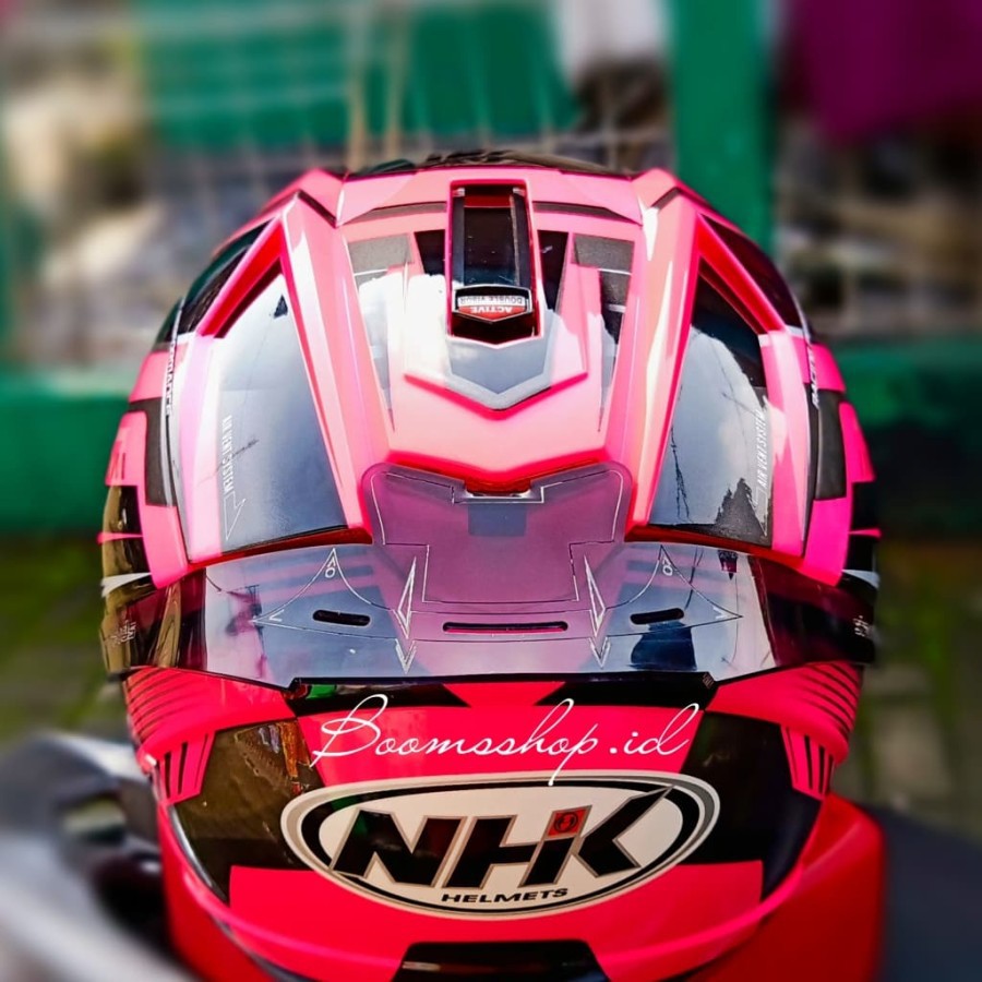 HELM NHK GP1000 PLASMA PINK PAKET GANTENG-2