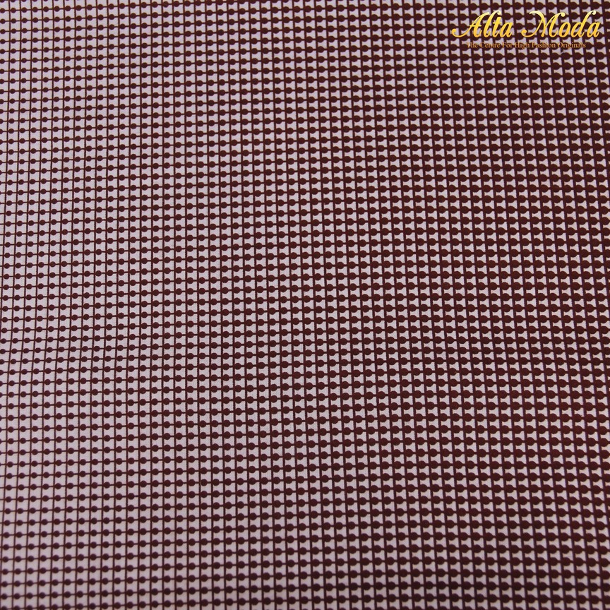 

Alta Moda Cotton Shirting Putih Motif Bulat Garis Maroon (1M)