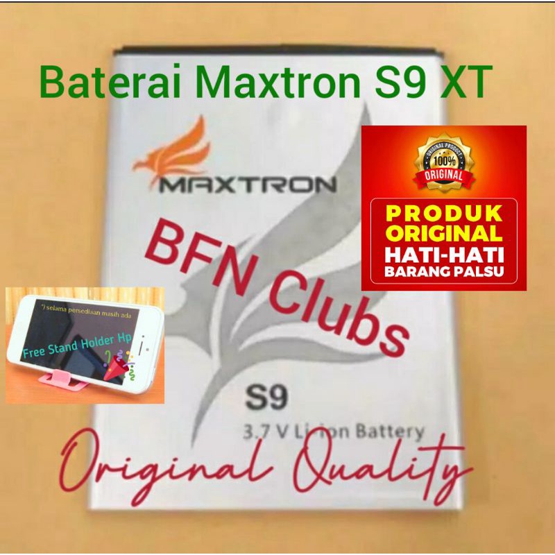 Baterai Maxtron S9 XT/X2 Original