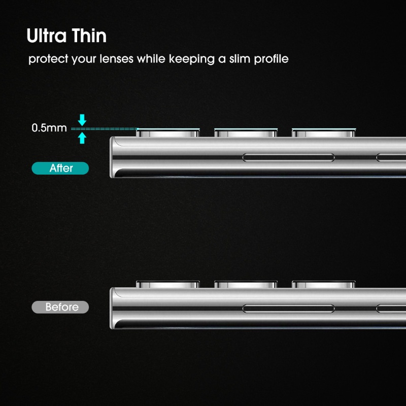 2pcs Kamera Tempered Glass Film Cover Case Metal Ring Lensa Pelindung Layar Untuk Samsung Galaxy Z Flip4