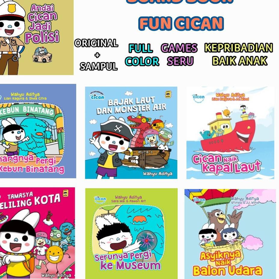 Recomended SERI BUKU CICAN LENGKAP SERI FUN CICAN ANDAI CICAN JADI DOKTER BOARDBOOK Shopee Indonesia