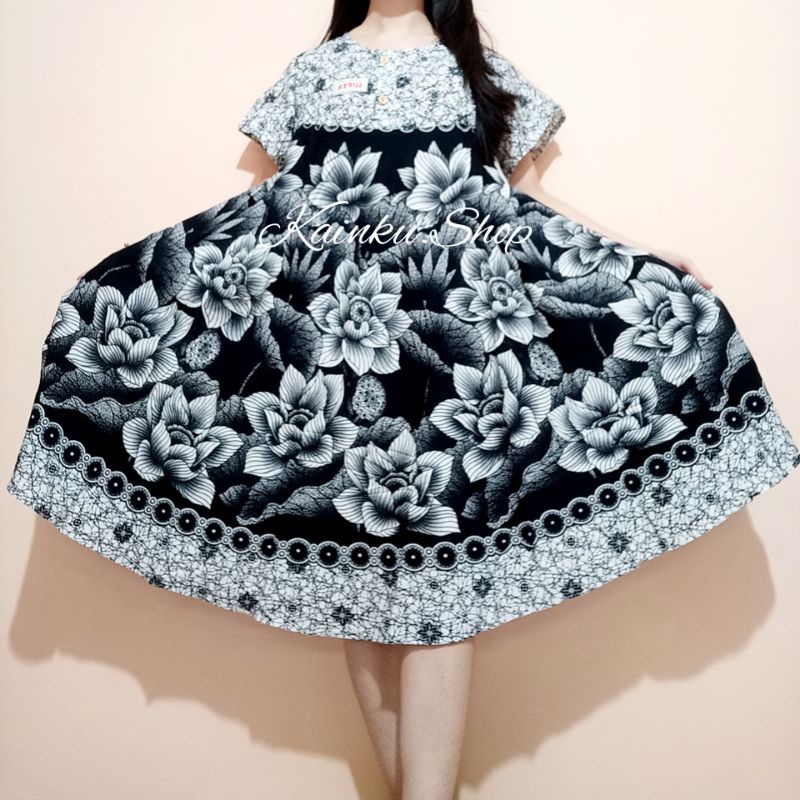 ❤️KU❤️ KLOK BOBOK DASTER PAYUNG KENCANA UNGU LABEL HIJAU SUPER ORIGINAL KUI COD GROSIR DASTER BUSUI BUMIL BEST SELLER RAYON KUB-29 WOW FLOWER