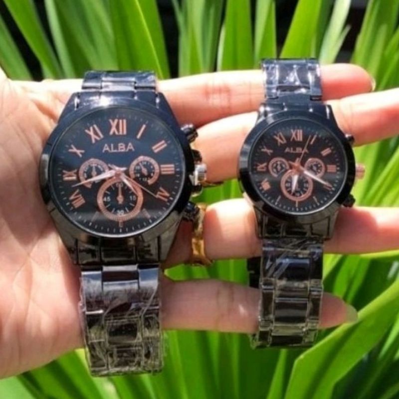 JAM TANGAN COUPLE PRIA WANITA/JAM TANGAN STAINLISS/JAM TANGAN PRIA/JAM TANGAN WANITA/JAM TANGAN TAHAN AIR/BAYAR DI TEMPAT