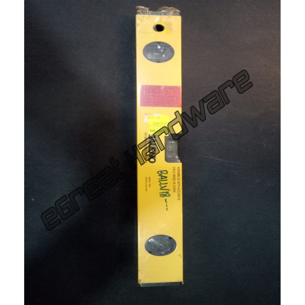 

Penggaris Waterpass BALENO Waterpass Level 3 Vial Metal