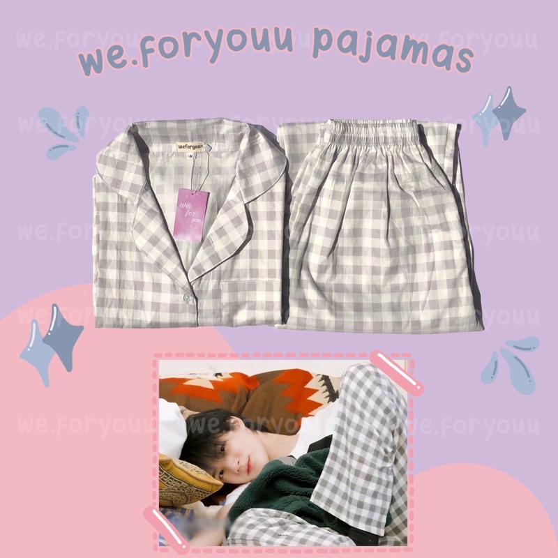 Piyama Kotak-Kotak Korea Jeno NCT KPOP