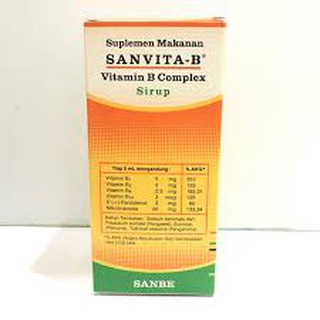 Jual SANVITA B SIRUP 120 ML SANBE / VITAMIN B COMPLEX SIRUP | Shopee ...